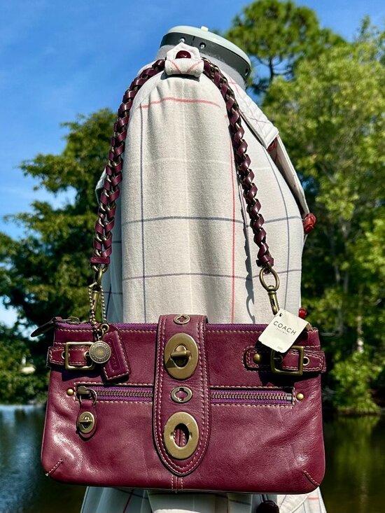 Coach Handbags - Coach Legacy Bridget Limited Ed 65th Anniv Purple Leather Shoulder Bag 11622 NWT